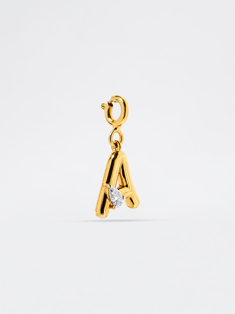 A Letter Lab Diamond Pendant