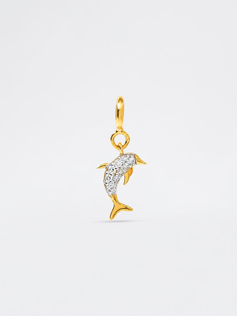 Dolphin Lab Diamond Pendant
