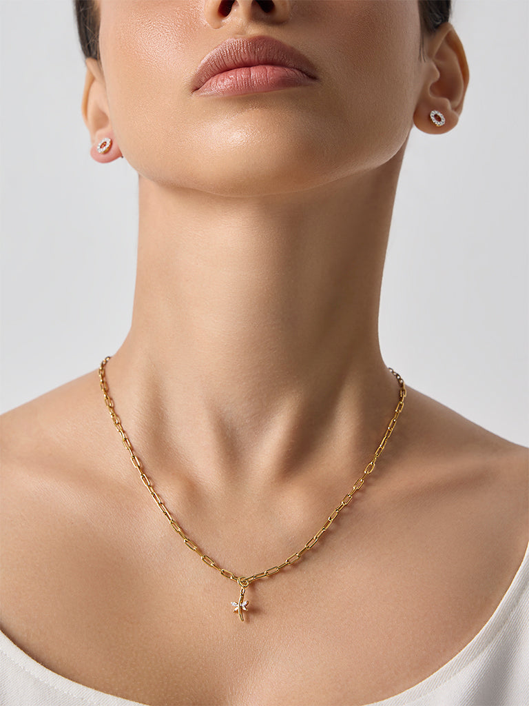 Dragonfly Lab Diamond Pendant