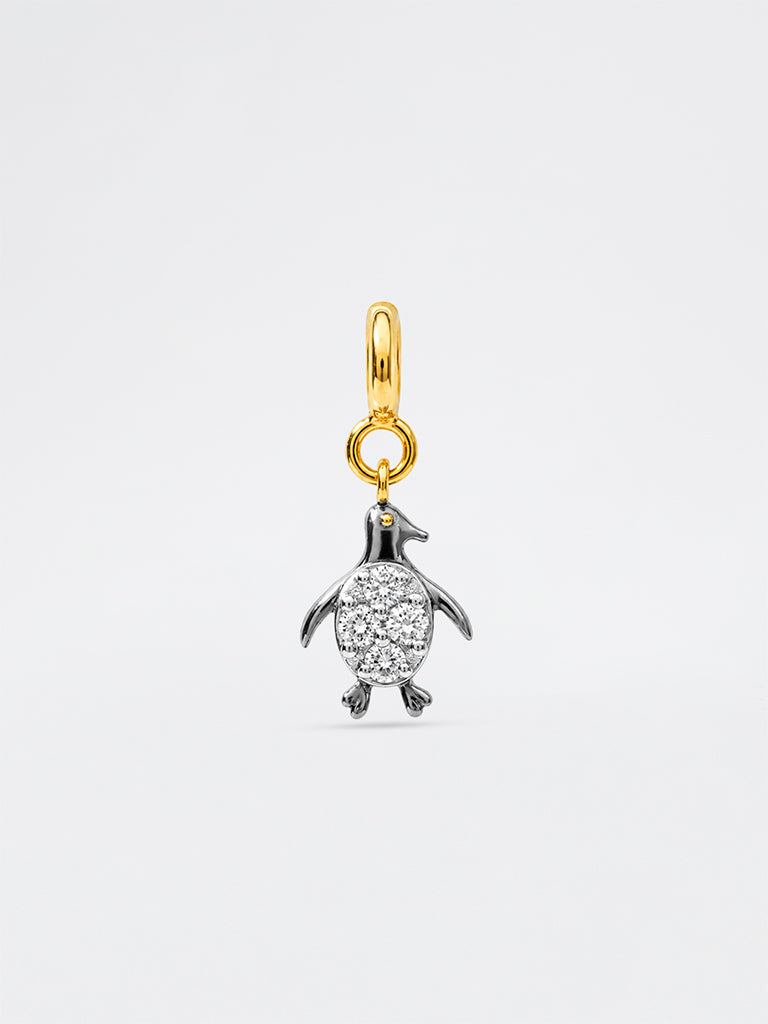 Penguin Lab Diamond Pendant