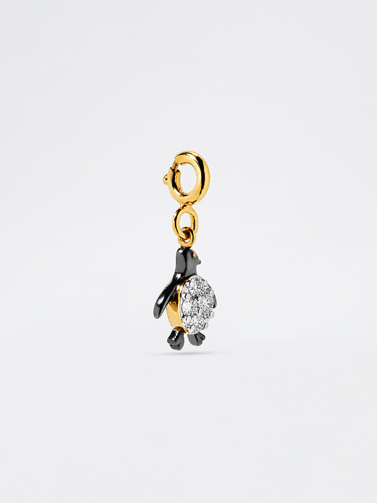 Penguin Lab Diamond Pendant