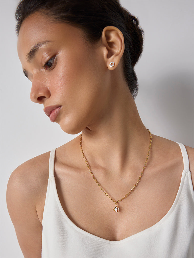 Fish Lab Diamond Pendant