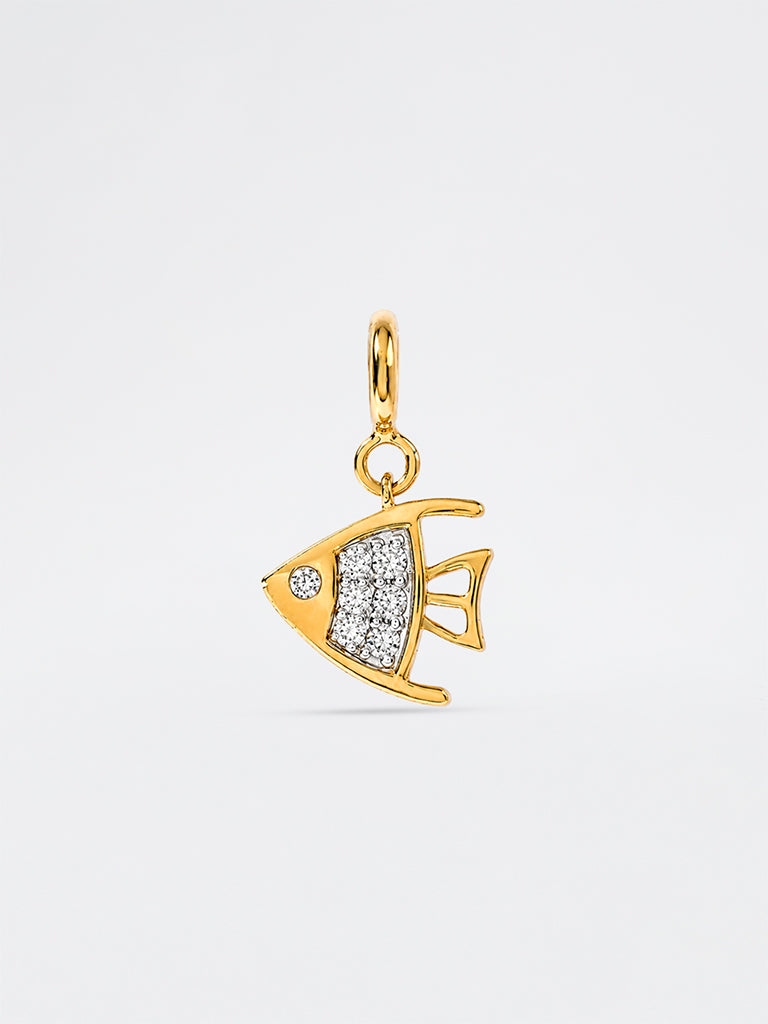 Fish Lab Diamond Pendant