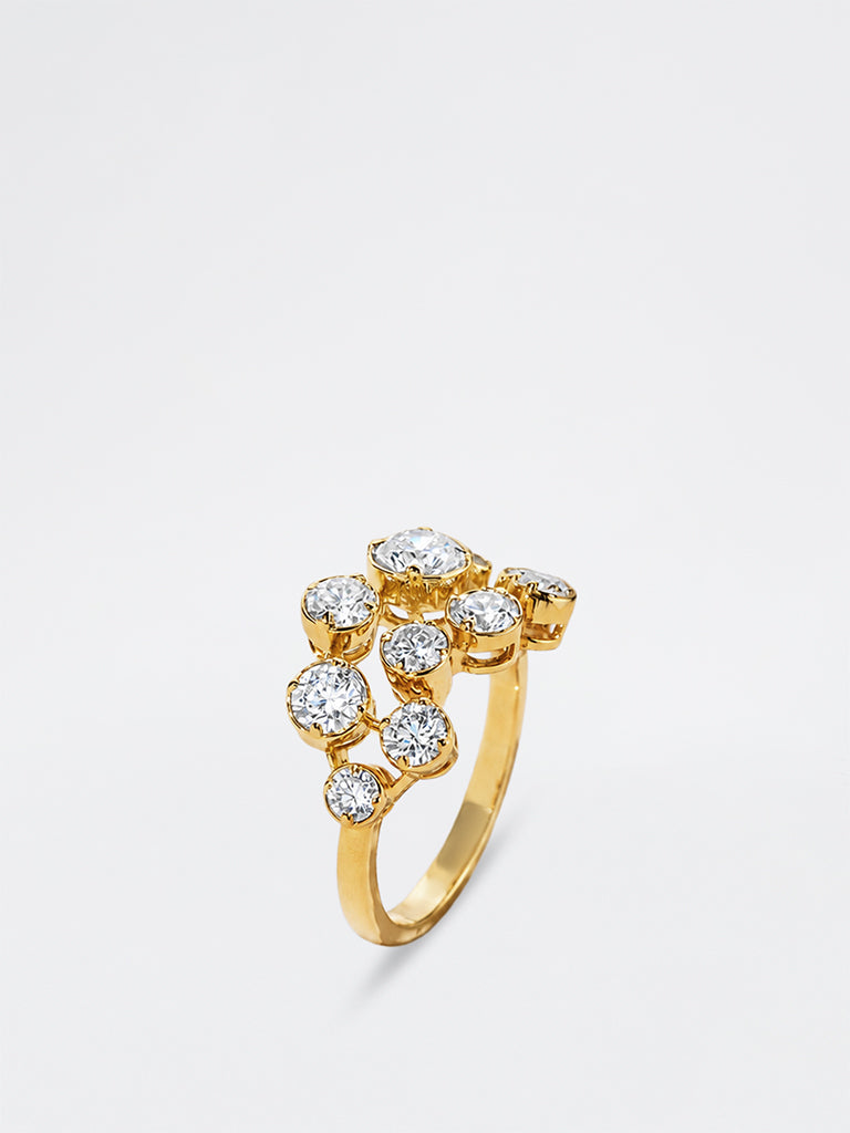 Pome Luxe Gold Harmony Lab Diamond Ring