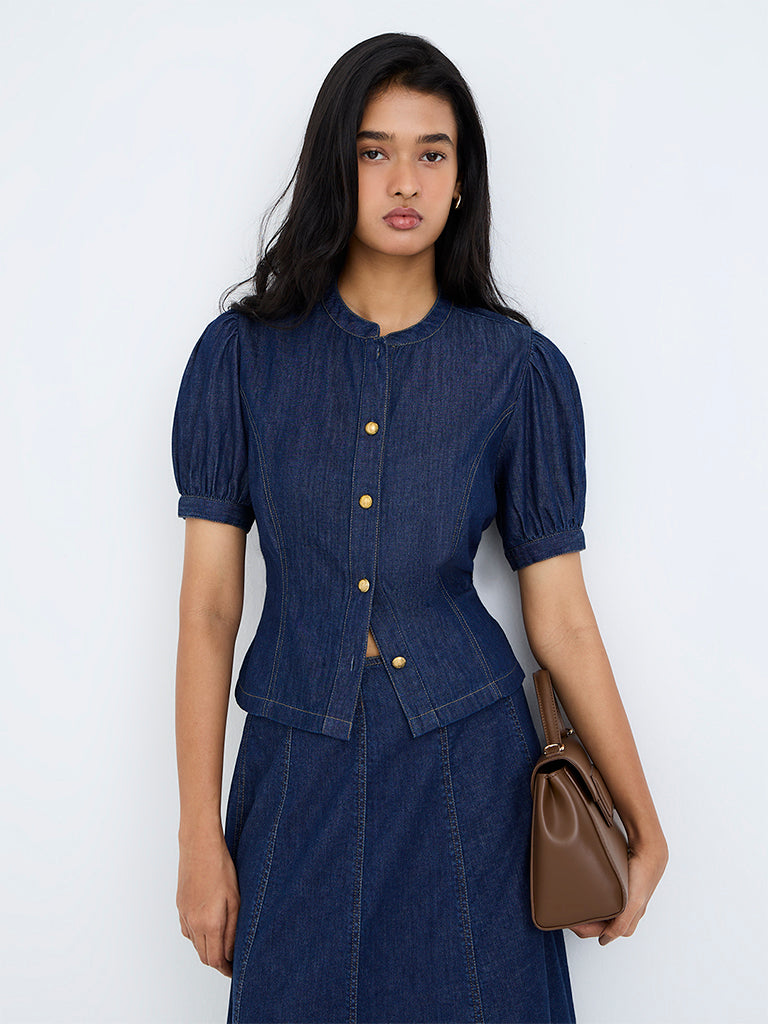 LOV Blue Denim Shirt