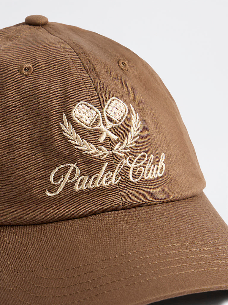 Westside Accessories Brown Embroidered Cap