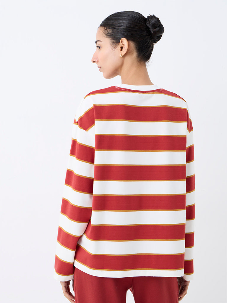 Nuoflexx Red Striped T-Shirt
