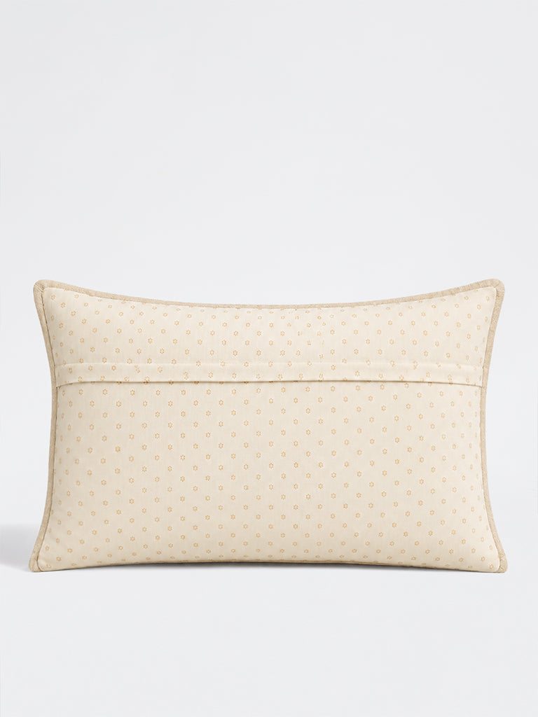Westside Home Light Pink Dori Embroidered Cushion Cover