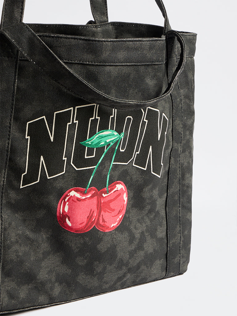 Nuon by Westside Black Cherry Design Tote Bag