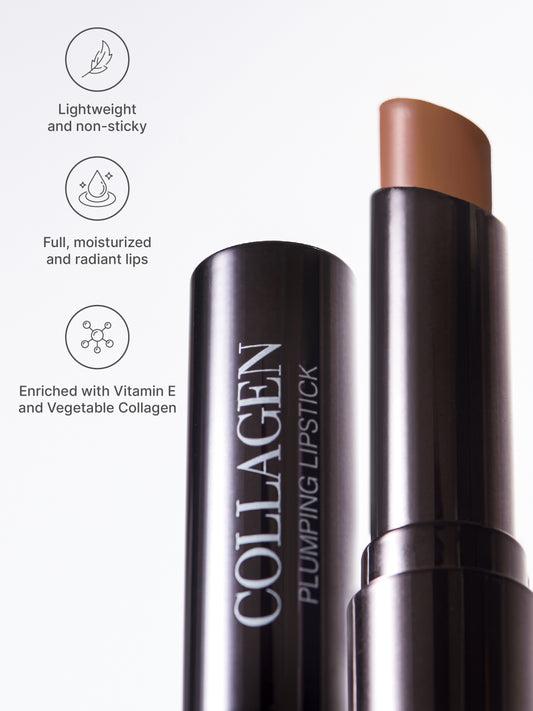 Studiowest Nude Brown Caramel Collagen Plumping Lipstick - 3 gm