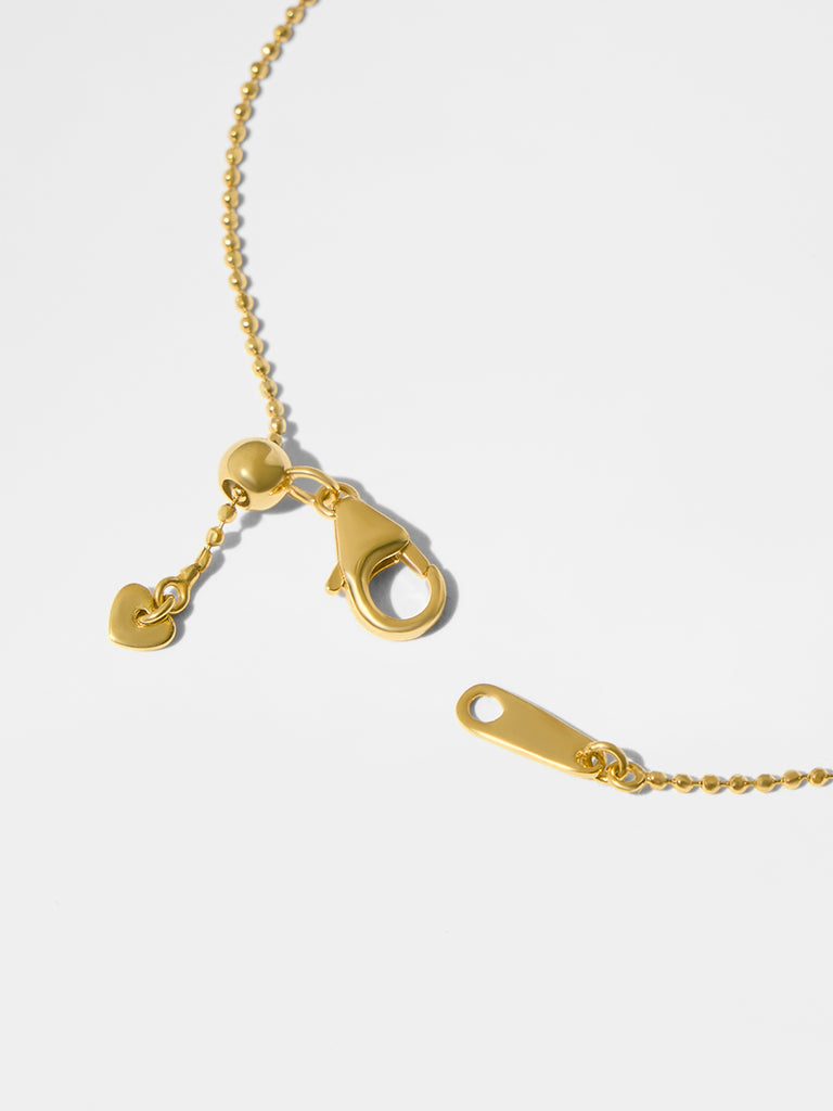 Yellow Lab Diamond Heart Bracelet
