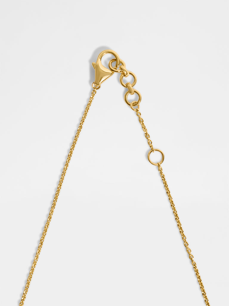 3 Stone Bezel Lab Diamond Necklace