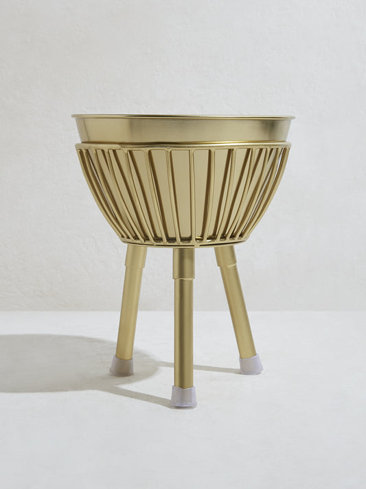 Westside Home Gold Tripod Planter - Small