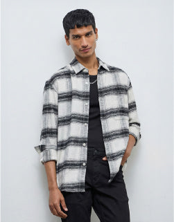 Buy Nuon Dark Blue Corset-Style Denim Tube Top from Westside