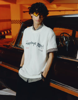 Buy Y&F Kids Off-White Japanese Graphic Printed Cotton T