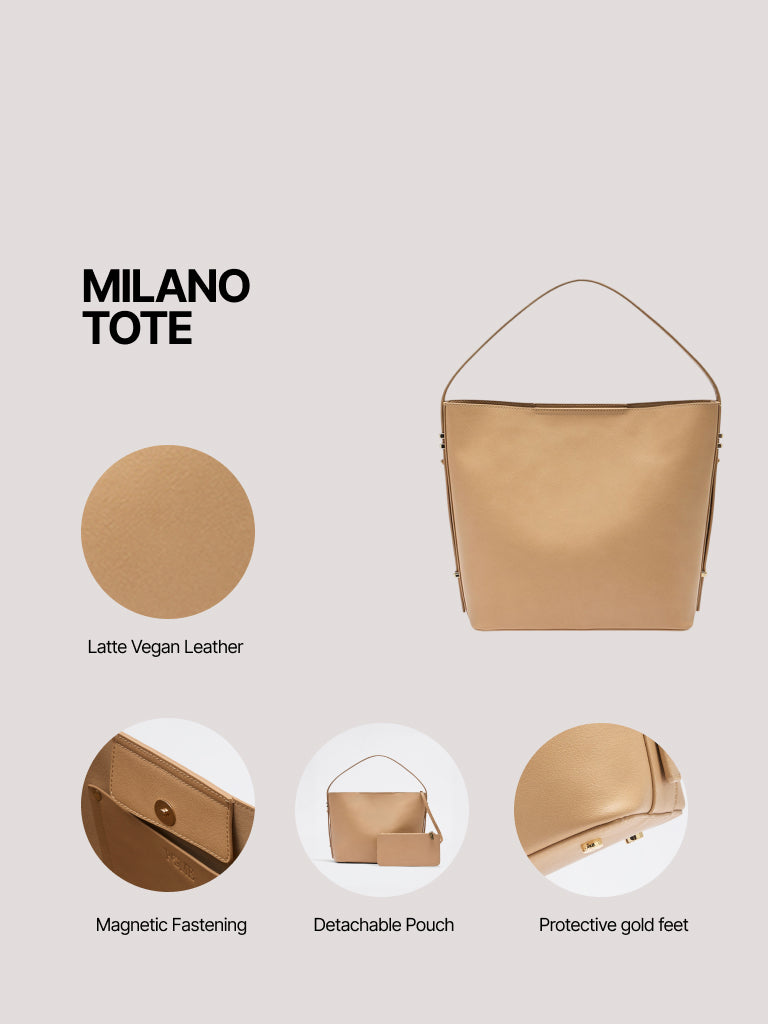 Pome Luxe Milano Tote in Finest Leather