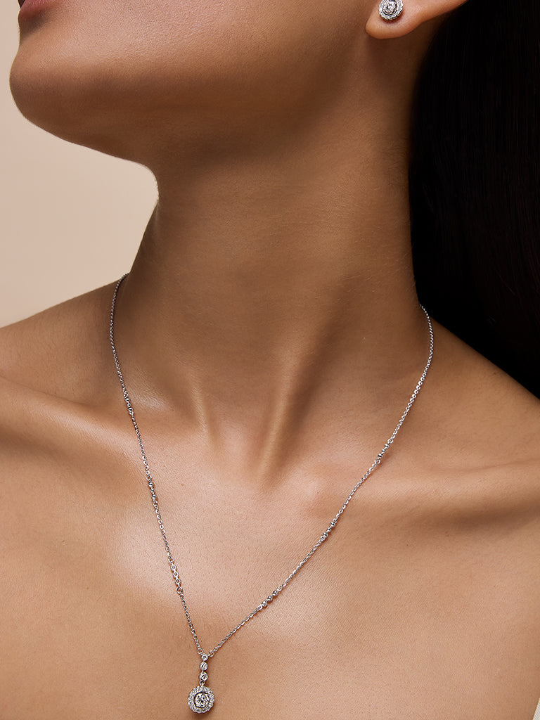 Westside X Pome Lumina Solitaire Lab Diamond Pendant Necklace