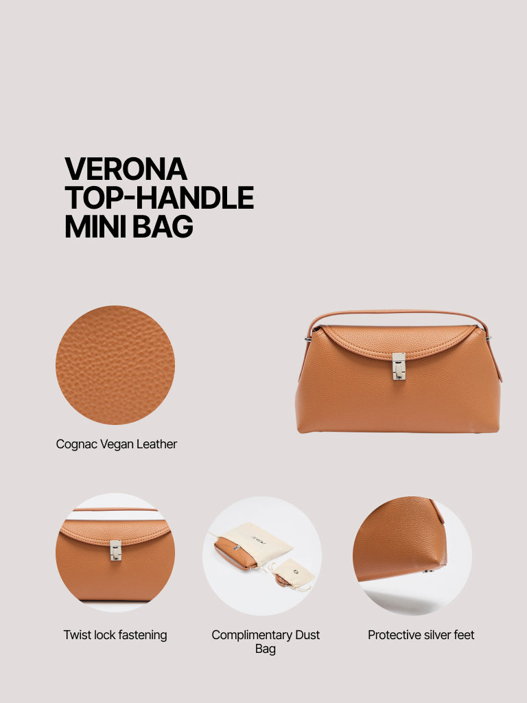 Pome Luxe Verona Top-Handle Mini Bag