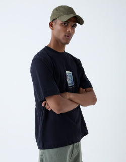 Buy Y&F Kids Dark Brown Text Printed T-Shirt from Westside