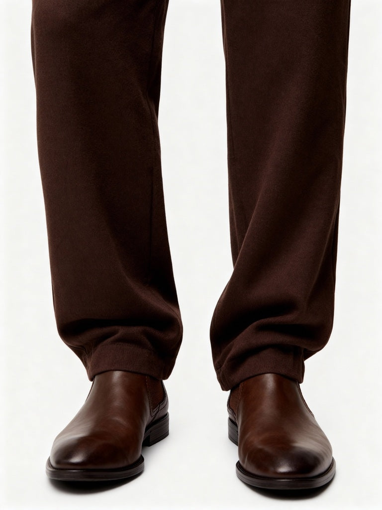 SOLEPLAY Brown Solid Chelsea Boots