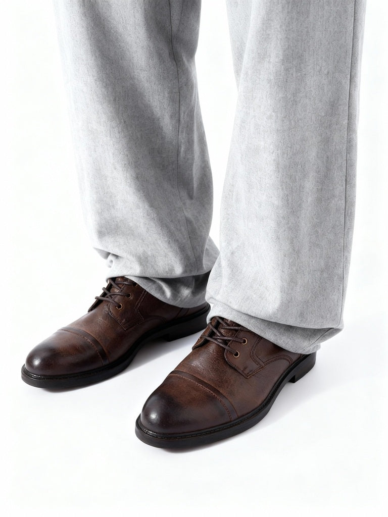 SOLEPLAY Brown Biker Leather Boots