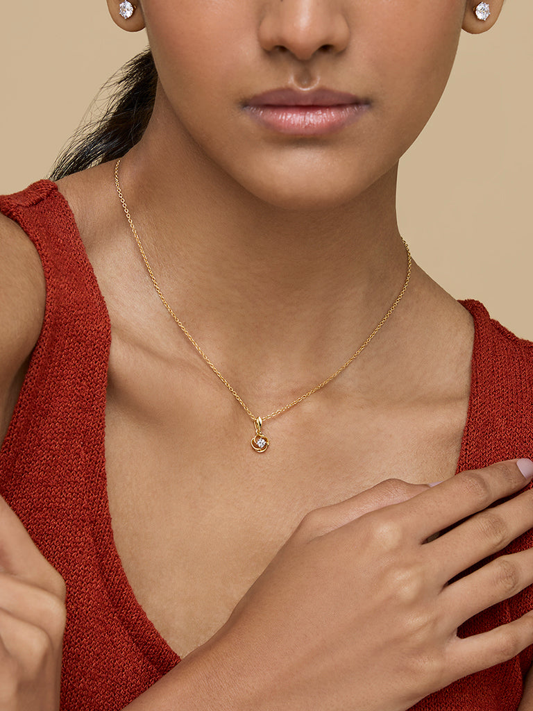 Westside X Pome Mystic Spiral Lab-Diamond Necklace