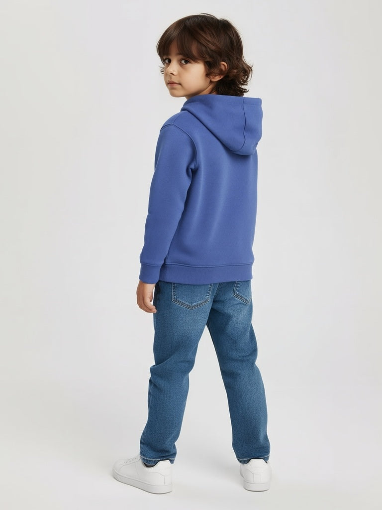 HOP Kids Boys Lavender Cotton-Blend Hoodie