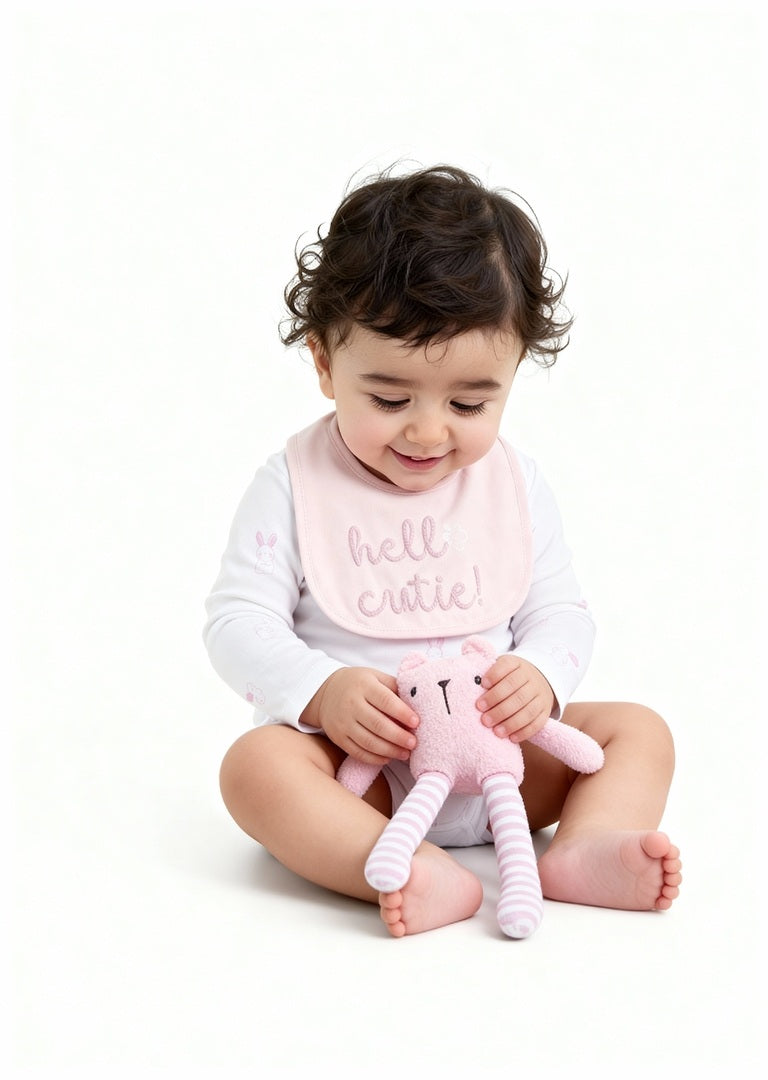 HOP Baby Pink Cotton Gift Set (Pack of 8)