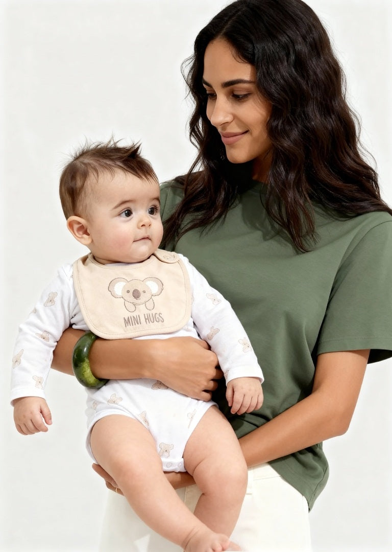HOP Baby Beige Cotton Gift Set (Pack of 8)