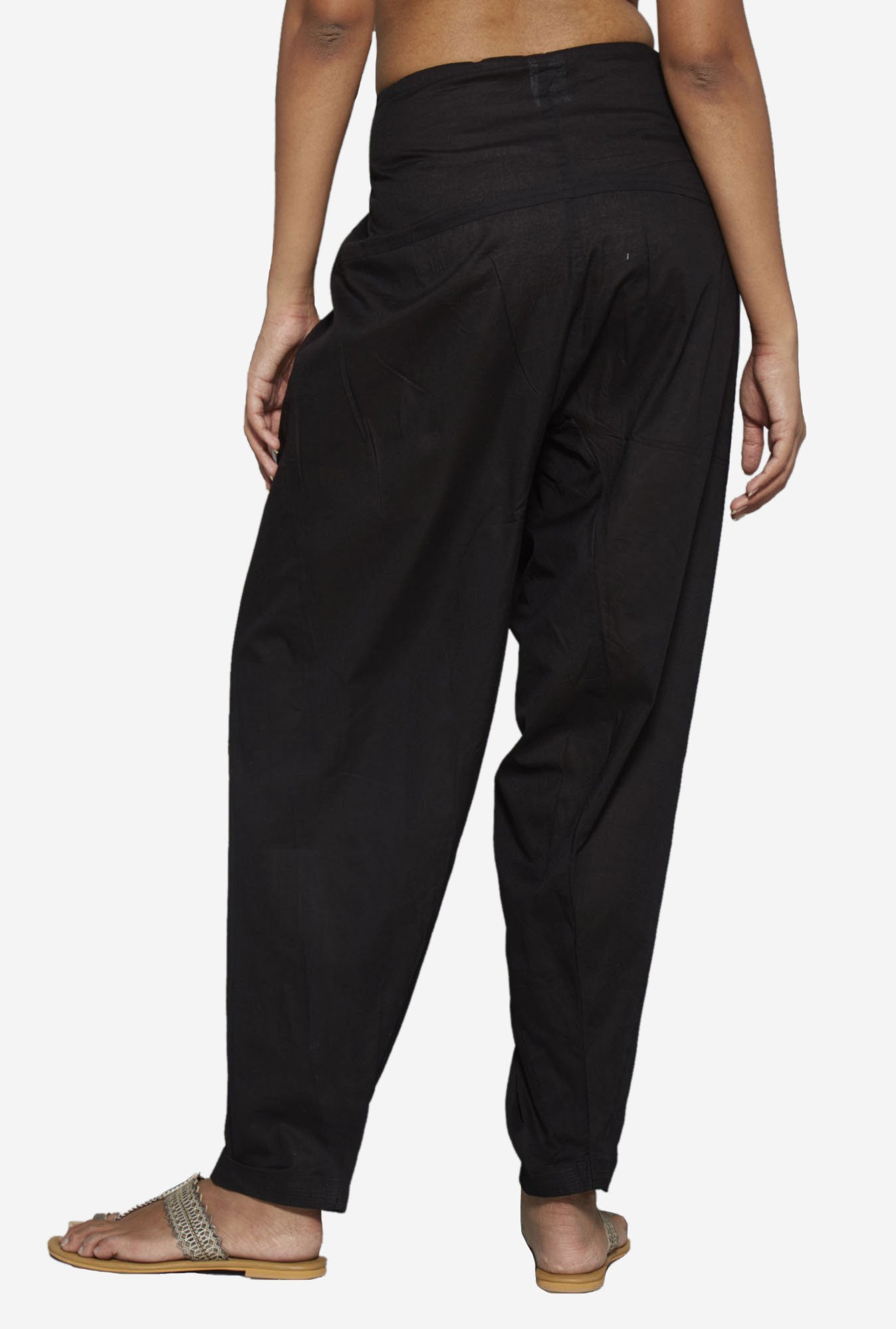 Utsa Black Solid Salwar for women - Westside