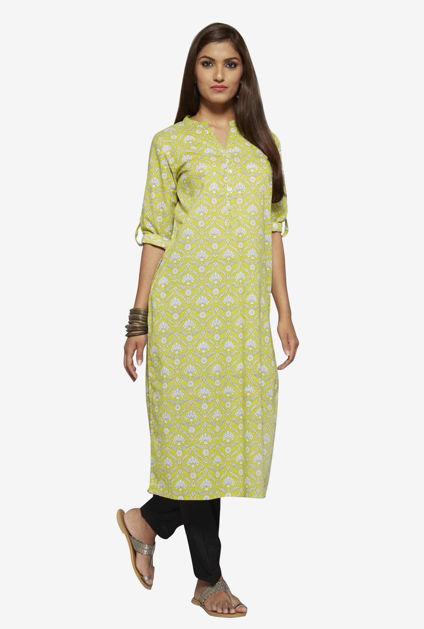 Utsa Black Solid Salwar for women - Westside