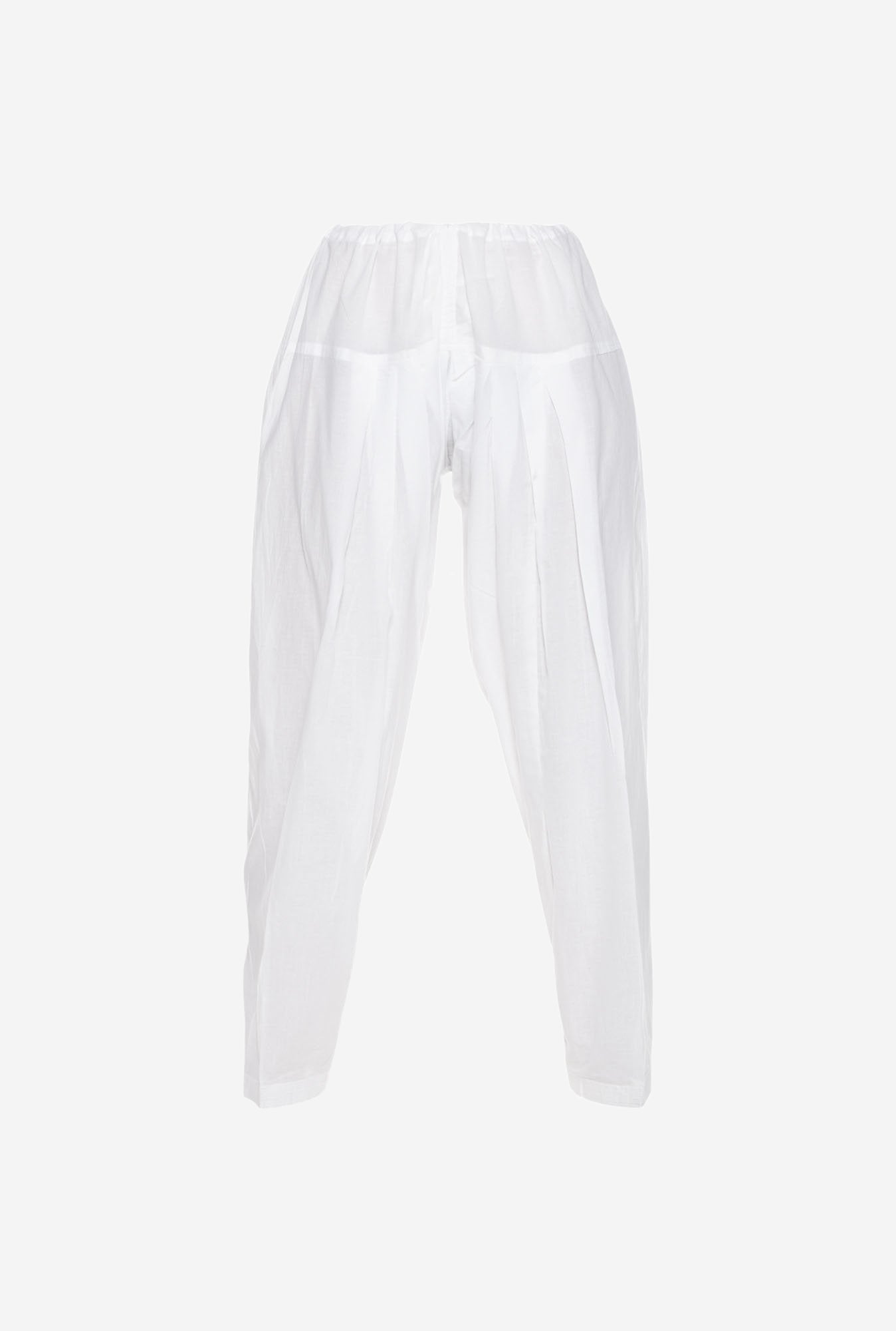 Utsa White Solid Salwar