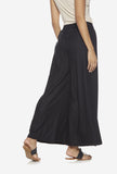 Utsa Black Solid Palazzos for women full view - Westside
