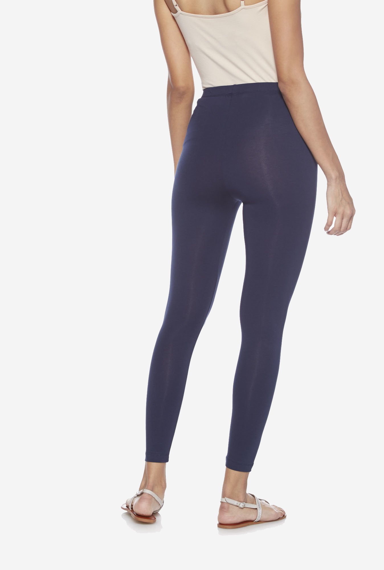 Utsa Navy Cropped Leggings