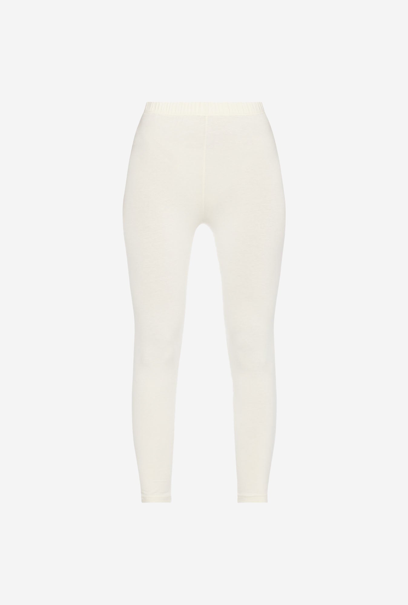 Utsa Off White Cropped Leggings