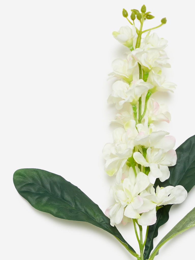 Westside Home White Artificial Delphinium Flower