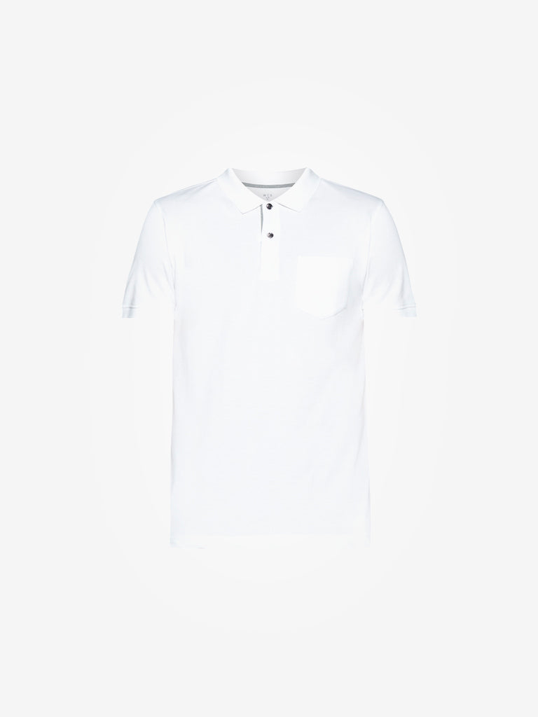 WES Casuals White Slim Fit Shirt | White Slim Fit Shirt for Men Close Up View - Westside
