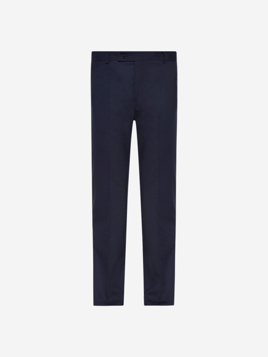 WES Formals Navy Relaxed Fit Trousers Product View