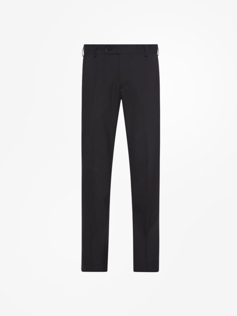 WES Formals Black Relaxed Fit Trousers Product View