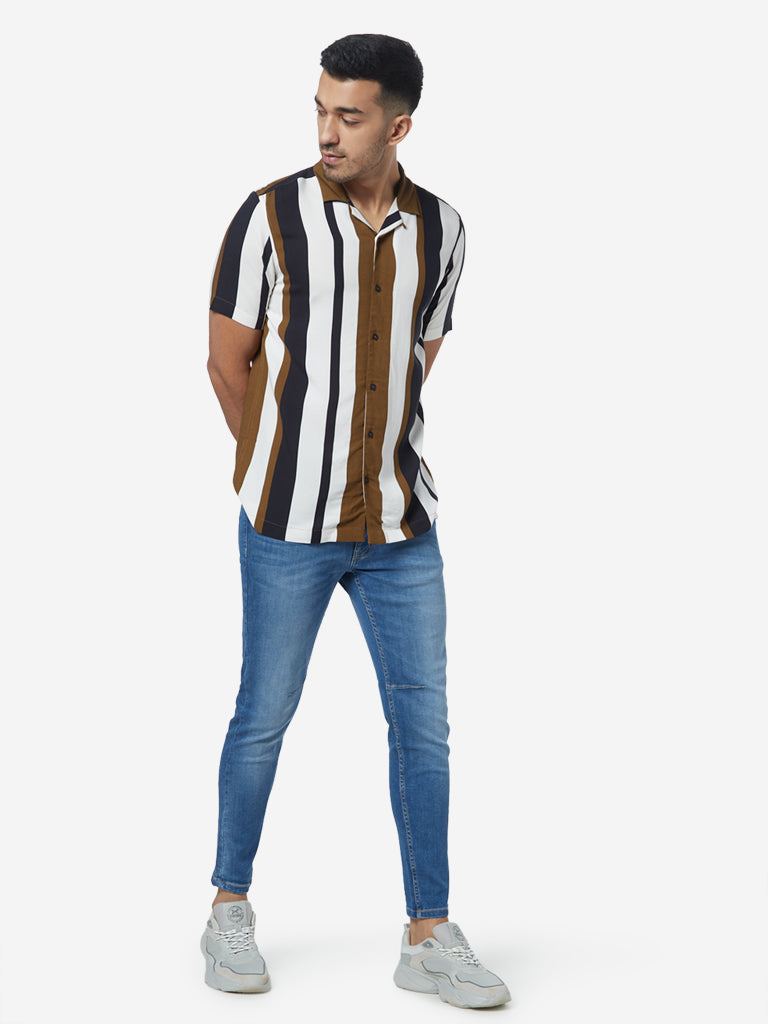 Shop Nuon Blue Rodeo Carrot Fit Nuo Flex Jeans Online – Westside