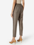 Zuba Dark Grey Ethnic Pants | Dark Grey Ethnic Pants for women back view - Westside