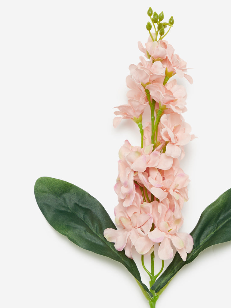 Westside Home Soft Pink Artificial Delphinium Flower