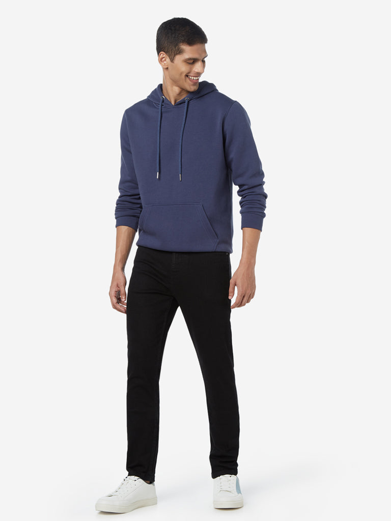 WES Casuals Black Slim Fit Jeans