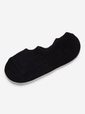 WES Lounge Black Trainer Socks Pack Of Three Close Up View