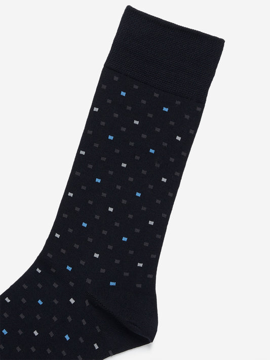 WES Lounge Black Premium Full-Length Socks