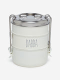 Westside Home Off-White Three Tier Tiffin Box