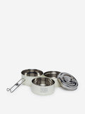 Westside Home Off-White Three Tier Tiffin Box