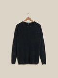 ETA Charcoal Slim Fit Sweater | Charcoal Slim Fit Sweater | Charcoal Slim Fit Sweater for Men Front View - Westside