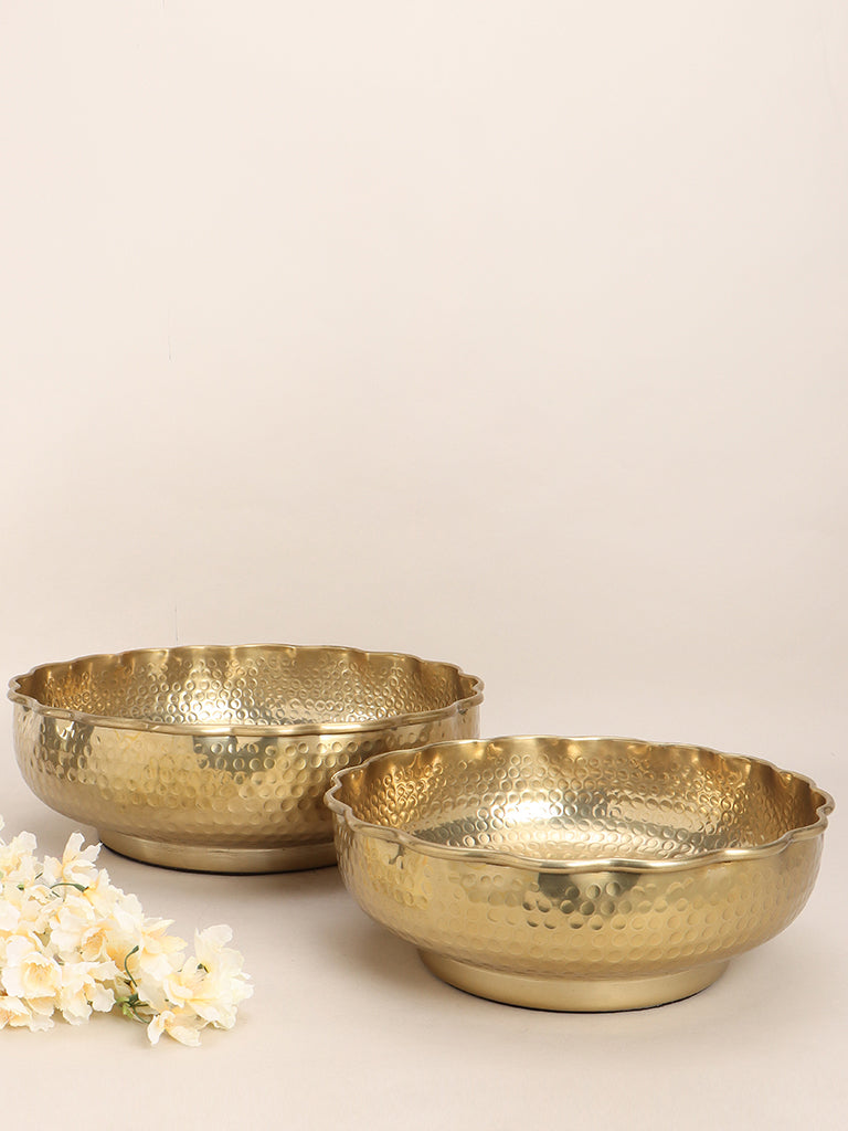 Westside Home Gold Small Decorative Bowl
