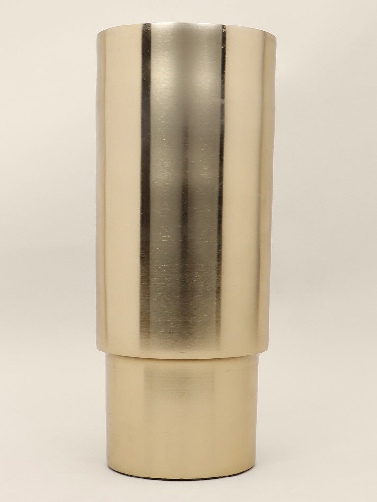 Westside Home Gold Large Pillar Vase